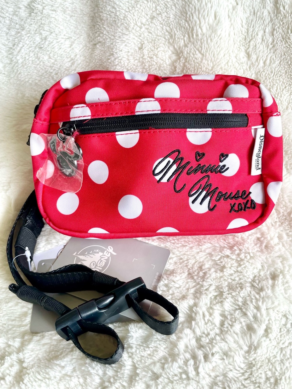 Disneyland Minnie Mouse Polka Dot Fanny Pack